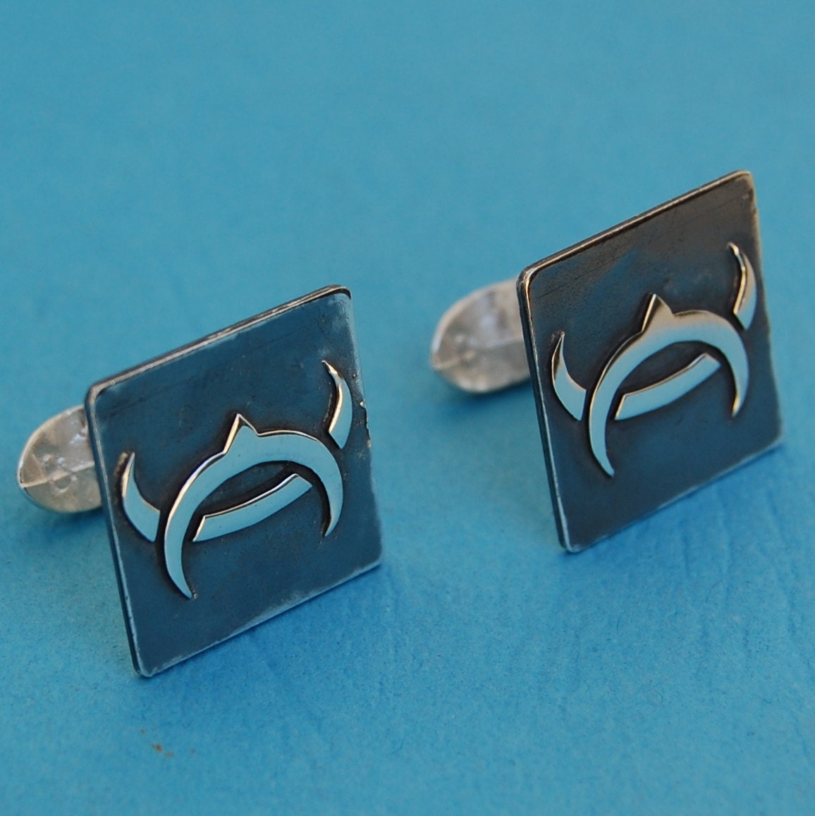 Sterling silver EVE Online Khanid cufflinks