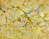Spring Tease - Huge Contemporary Original Acrylic on a Extra Large Canvas by Patty Baker