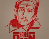 Harry Dean Stanton - Red Dawn Original Screenprint