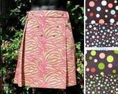 Custom DOTS 1 SilliKilt -- Mens Kilt in heavy cotton print - plain no pocket Burning Man kilt LARP Fantasy Silly  Kilt Etsybrc