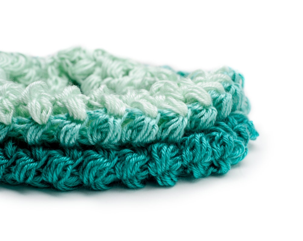 Ombre Cowl - Teals