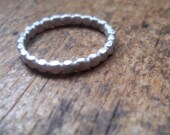 Simple band of Dots - Sterling Silver
