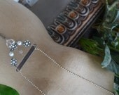 POSSIBILITY IMAGINATION PeNDANT altered art inspirational vintage metal jewel rhinestone baubles necklace