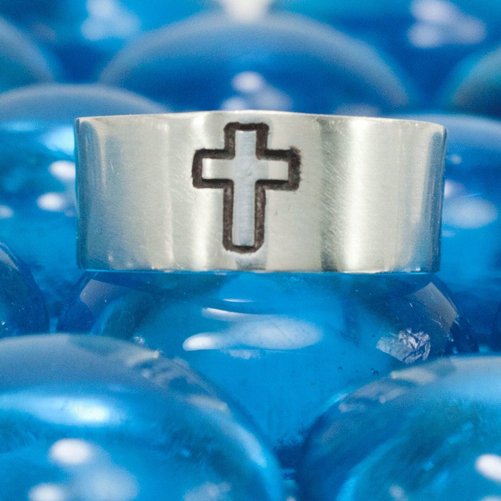 Cross Toe Ring Adjustable Wide Band Silver Toering Cuff Style