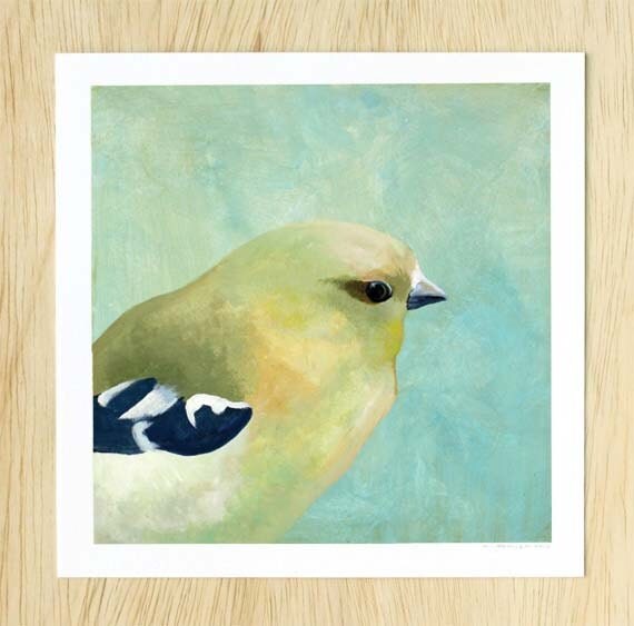 A Deep Feeling For Beauty That Would Get Me Beaten In Certain Circles - 8 x 8 bird ART PRINT