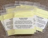 Set of 25 Sample Size Sunshine Polishing Cloth - 2.5 inches x 3.75 inches