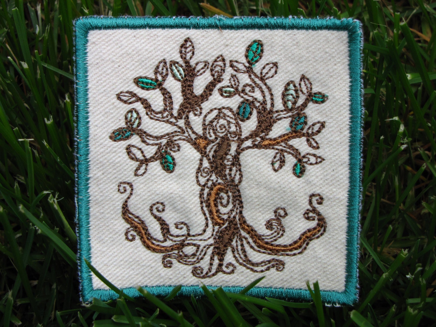 Spring Tree Goddess Sew-on Patch