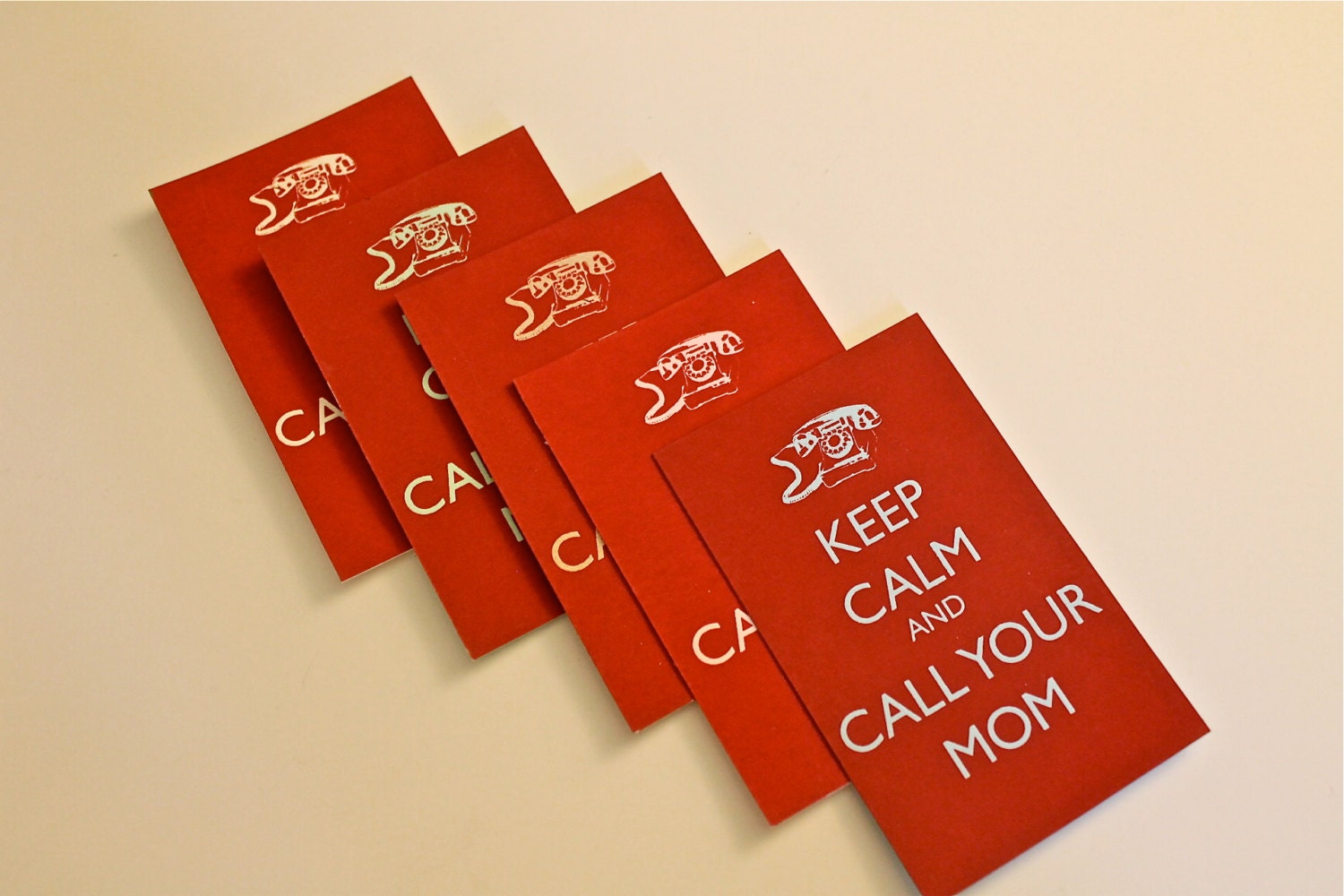 Keep Calm and Call Your Mom Mini Cards