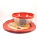 Perfect for Mom Artistic Ceramic Plate and bowl Set / Soup and Salad Dishes / Any Color / Artful Home Decor Vessels