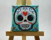 Sugar Skull Mini Canvas Painting