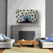 PEACOCK Painting ORIGINAL Blue Ivory White Peacock Art - LARGE Oil Painting on Canvas 40x24 by BenWill