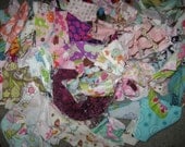 4 Pound Novelty Baby Kid Girl Boy Scrap Designer FLANNEL Cotton Fabric Lot Quilting Applique
