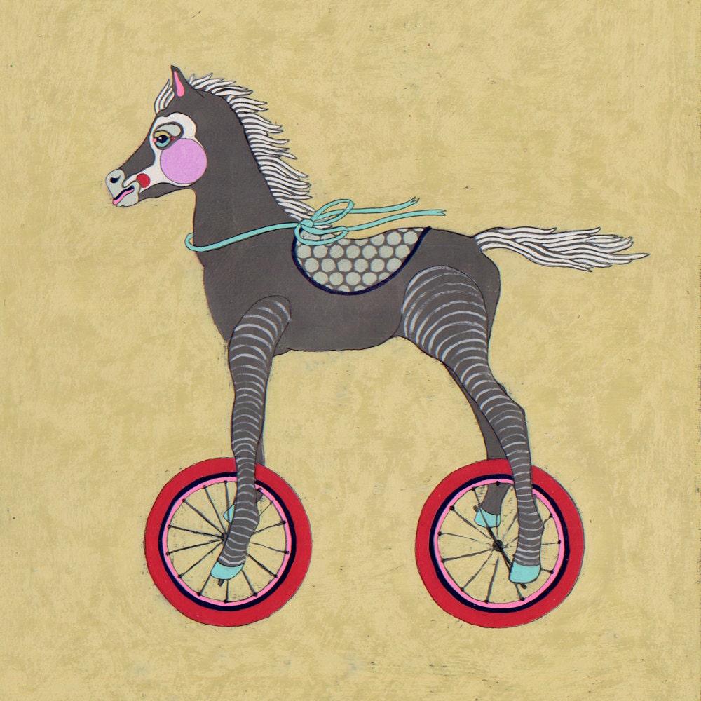 Pony Up - original painting - art