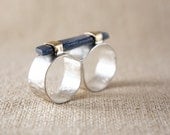 kyanite double ring - Asarum