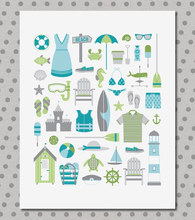 Summer in New England print