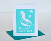 Mother's Day Goose Silkscreen Card