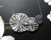 lightning - silk yo-yo necklace