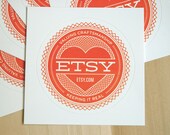 Etsy "Keepin' It Real" Stickers (Set of 5)