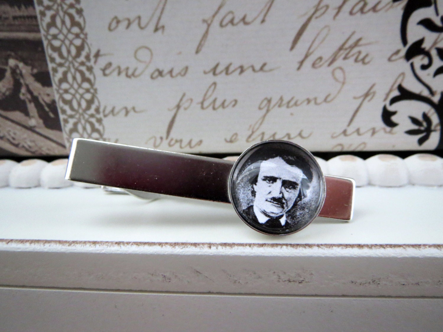 Edgar Allan Poe Tie Clip