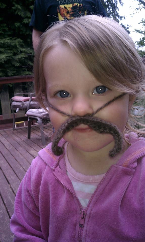 Crocheted Mustache