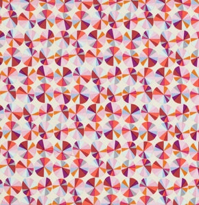 Anna Maria Horner Field Study Collection Sundials Cotton Fabric by the yard Glow Pink Lavender Orange