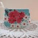 Coin/Business Card Clutch Zipper Case Flea Market Fancy