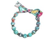 Fabric Necklace Choker made with Lilly Pulitzer Fabric