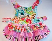 Ruffled Layer Cake DOG Dress Harness Puppy dress or small pet clothes