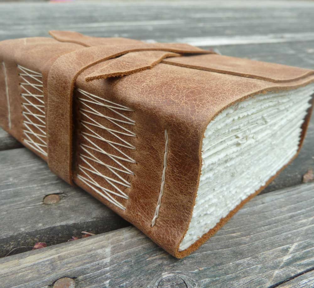 Leather Journal - Distressed Brown - 576 pages