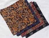 Cloth napkins 4 17" handmade cotton indian prints