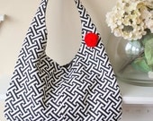 City Sling Bag with Red Rossette