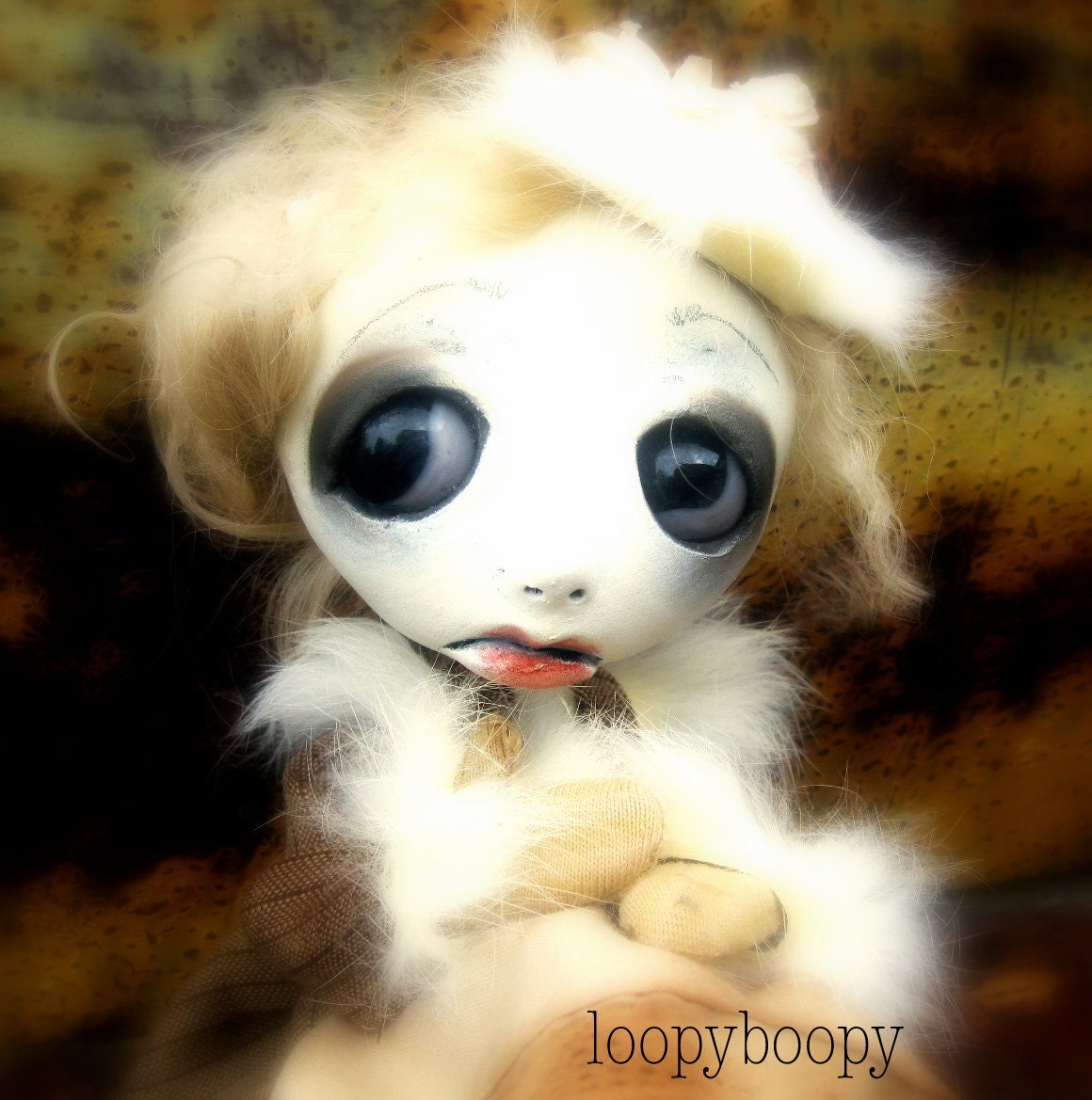 Loopy Gothic Art Doll Ooak Doll Jadzia Gorski RESERVED for A