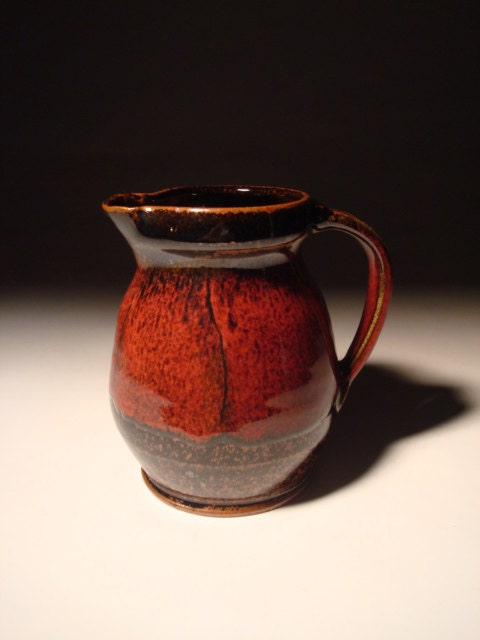 Small Copper Red Pitcher
