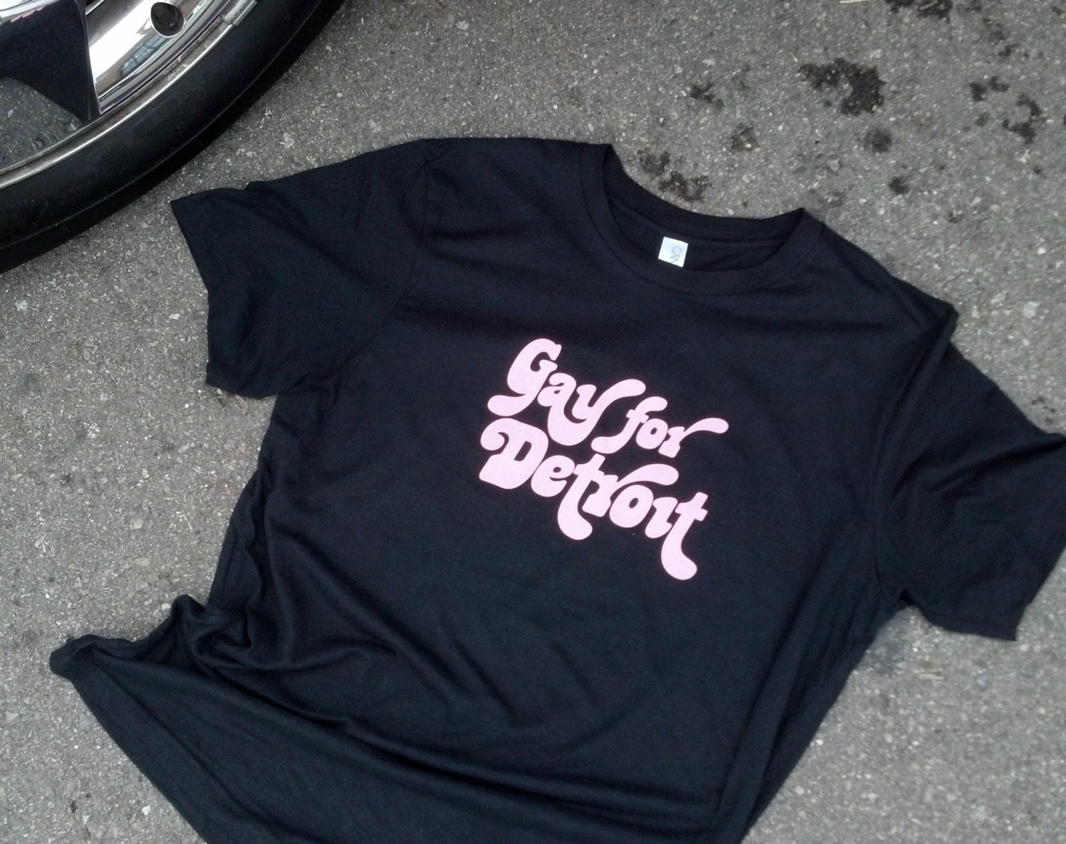Gay for Detroit - unisex tee