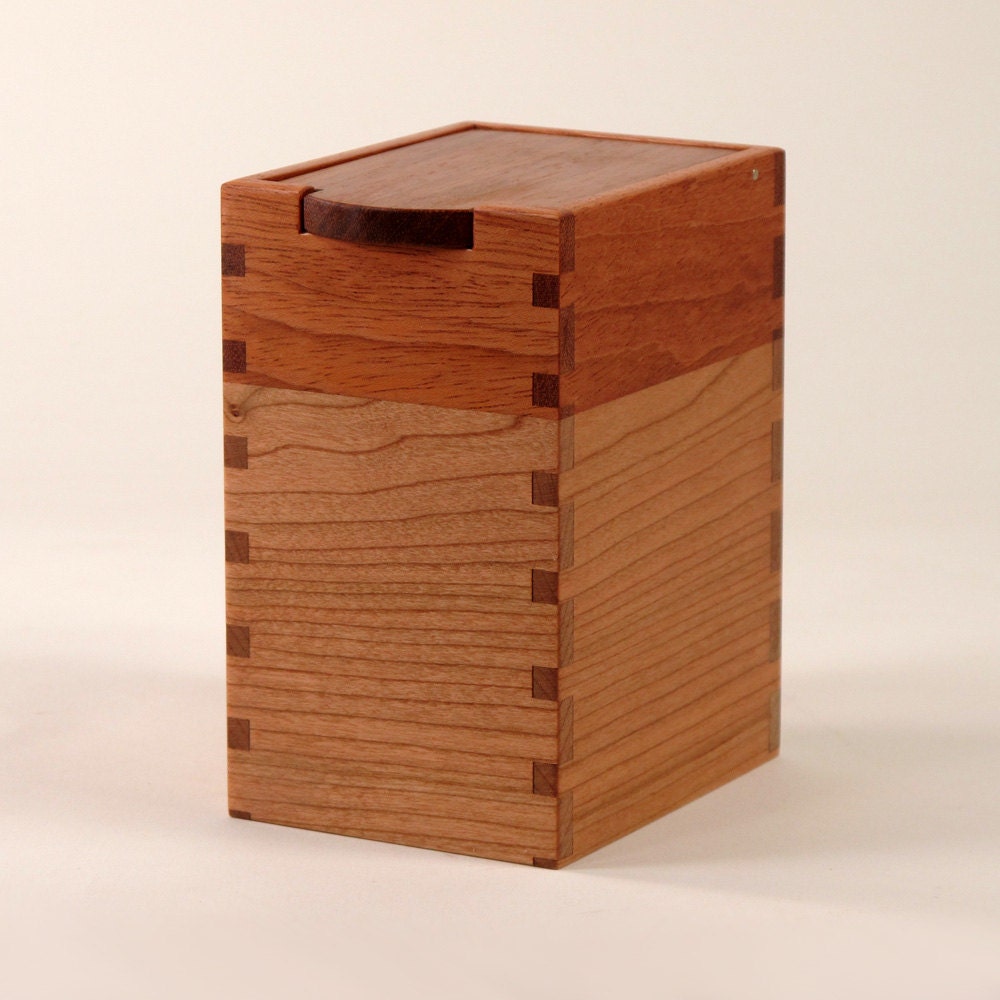 Recycled Teak and Mahogany Keepsake Box
