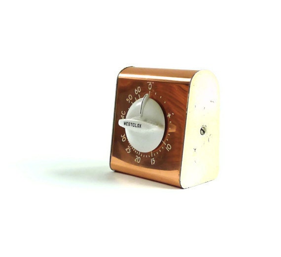 Westclox 1950s Copper Timer