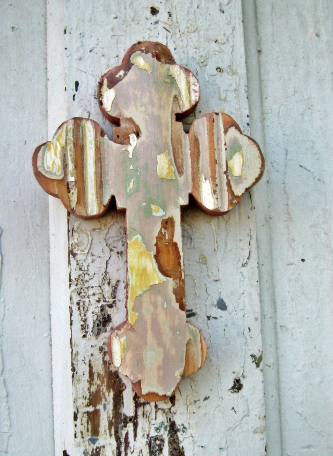 Serbian Orthodox Cross, Reclaimed Wood Art, Recycled Wood Cross, Religious Decor, Wooden Wall Cross