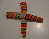 Blythe / DAL Socks - Crazy Colorful Uneven Stripes