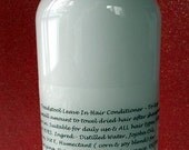 Conditioner Men Dark Woods Hair Conditioner Jojoba Oil Vitamin E Leave In Handmade by Toadstool Soaps