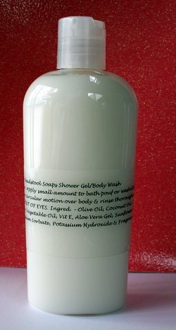 Wash Violet Shower Gel Olive Oil Body Wash Aloe Vera Sunflower Oil by Toadstool Soaps