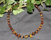 Amber and Jet Witches Necklace
