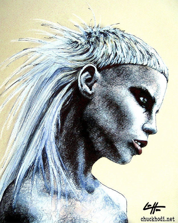Print 8x10" - Yolandi Visser - Die Antwoord Yo landi Visser South Africa Rap Rave Hip Hop Techno DJ Record zef ZEF Culture Indie Ninja