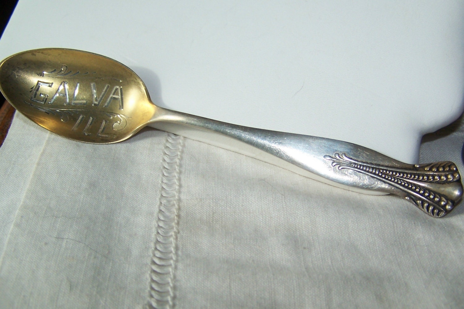 Teaspoon, Sterling, Galva, Illinois, Hallmarked