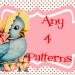 PICK 4 Patterns Any 4 PDF Patterns For One Low Price Matryoshka Doll Owl Dress Skirt Peasant Top.