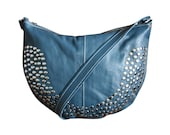 Wonderland Bag in Blue Recycled Leather