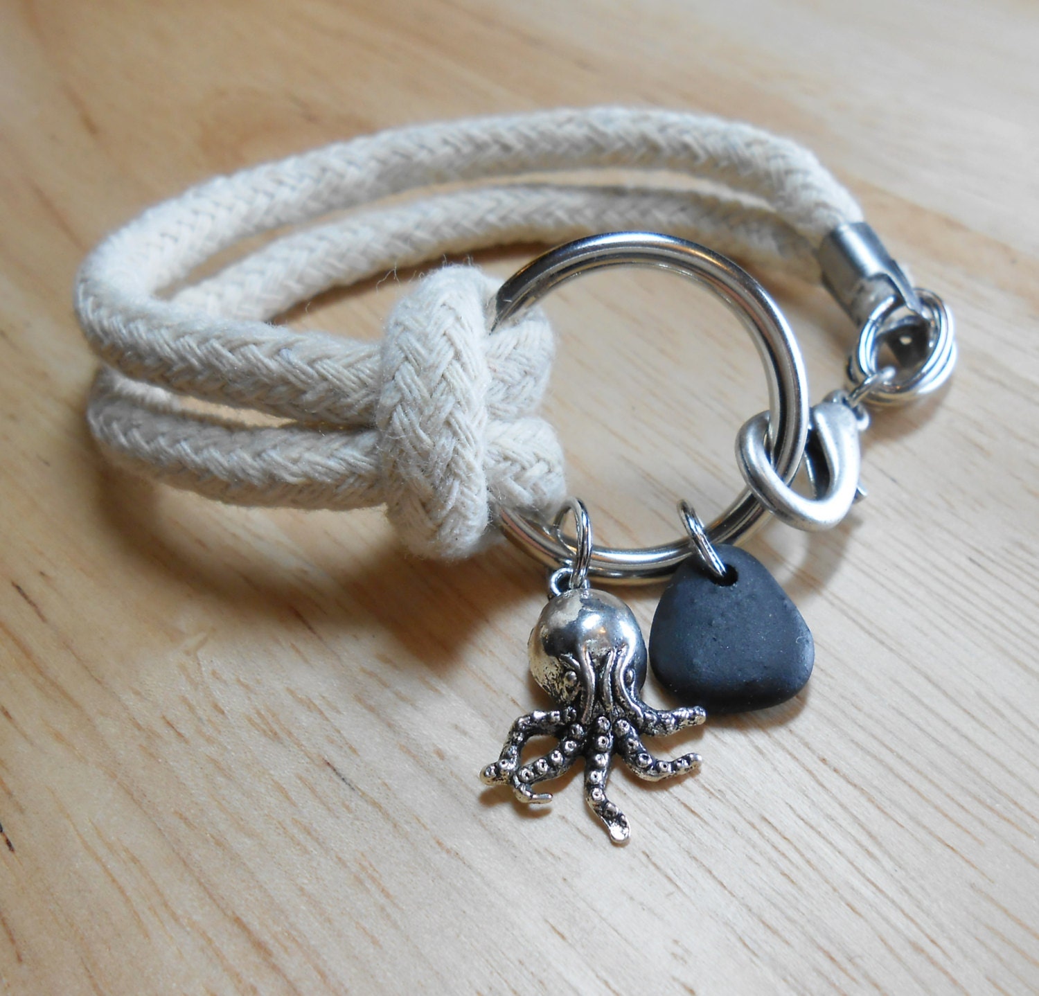 Beach Stone Bracelet - Nautical Ring Jewelry - TRAVELLER