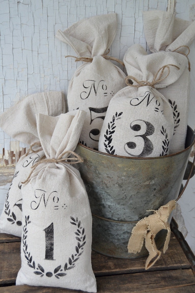 1 - 5 Feedsack Grainsack Gift Bags
