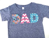 EARLY BIRD SALE Fathers Day Dad for Father this T Shirt is for Father's Day Flower Chevron Deer