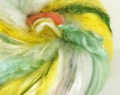 Art Batt Spinning Felting Fiber-Daisy Chain- Totally Textured Jazzturtle Artisan Batt