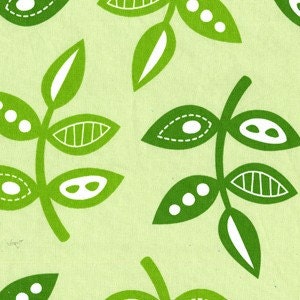Jessica Jones FABRIC - Modern Flora - Sprig - Green